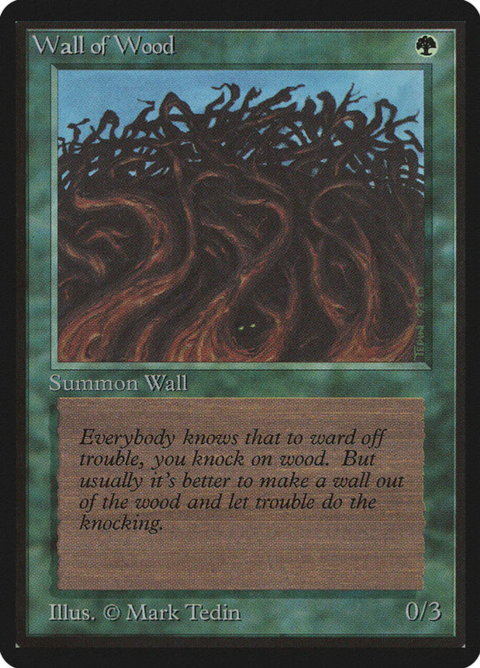 Wall of Wood 1