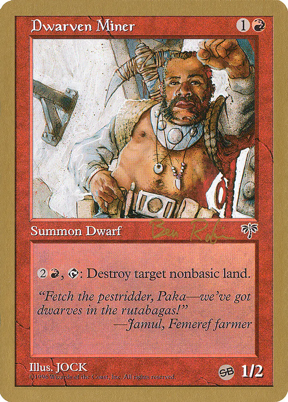 Dwarven Miner (Retro Frame) 1
