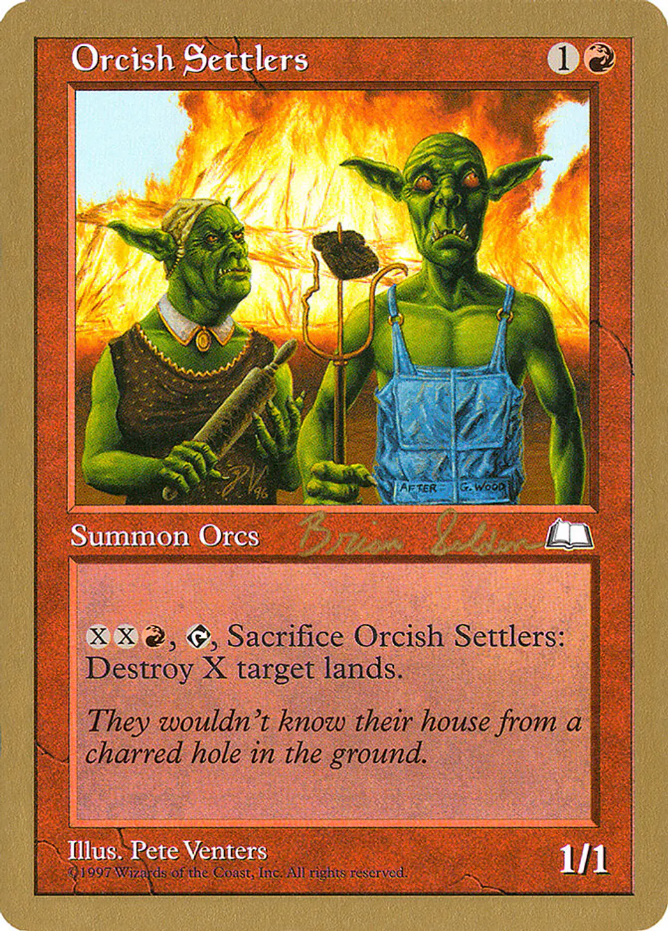 Orcish Settlers (Retro Frame) 1