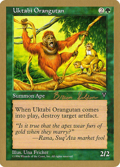 Uktabi Orangutan (Retro Frame)