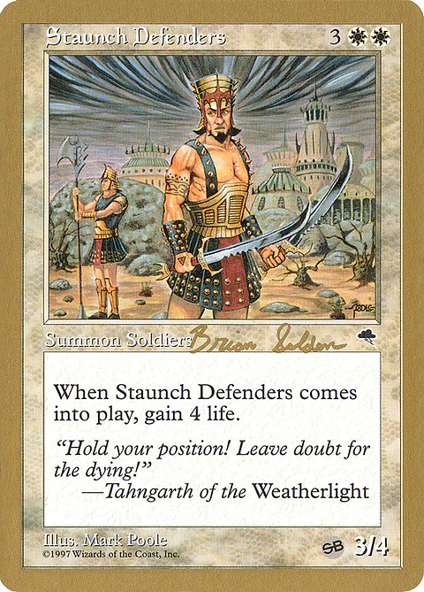 Staunch Defenders (Retro Frame)
