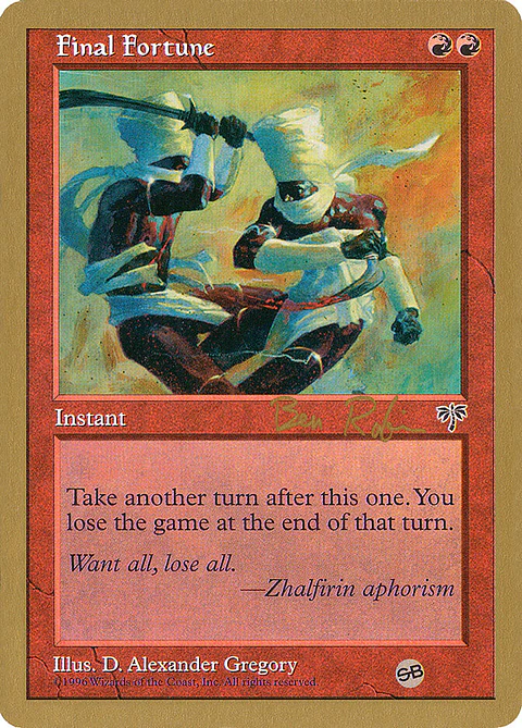 Final Fortune (Retro Frame)