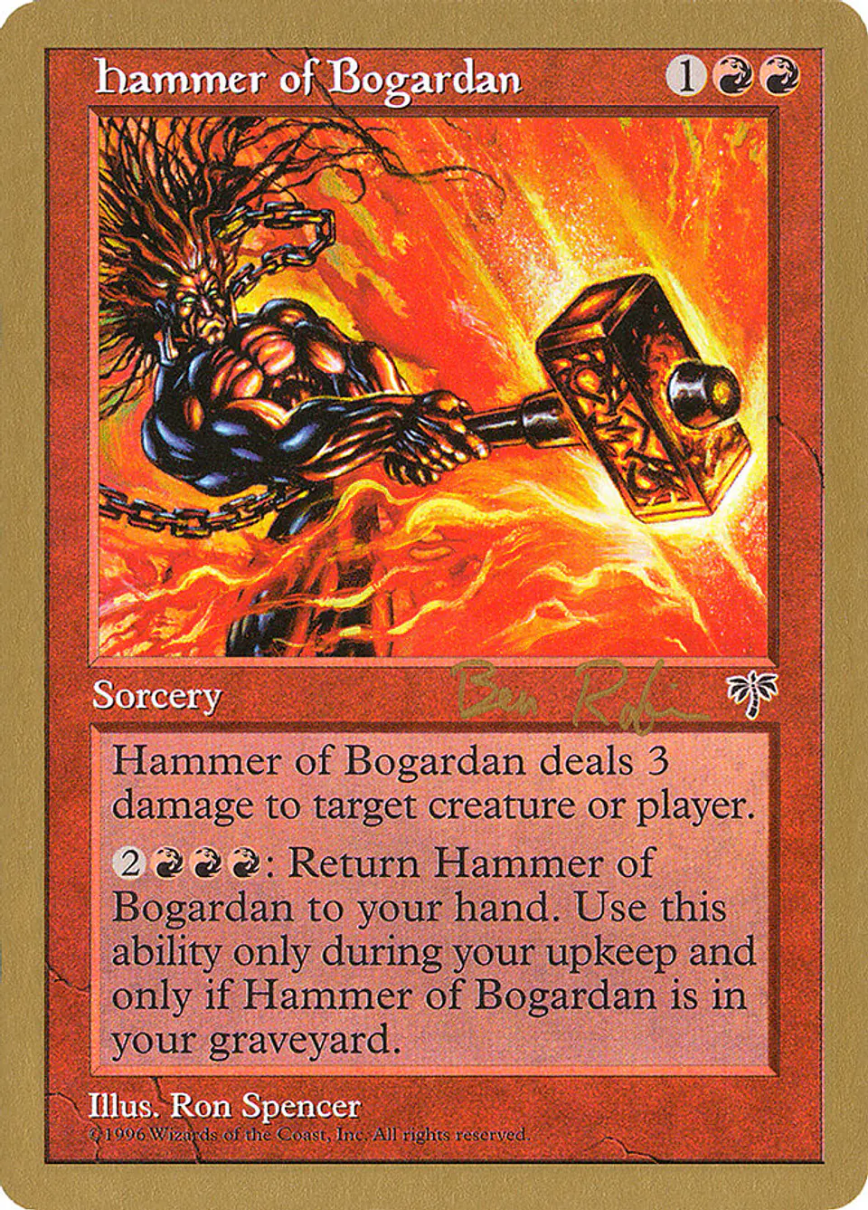 Hammer of Bogardan (Retro Frame) 1