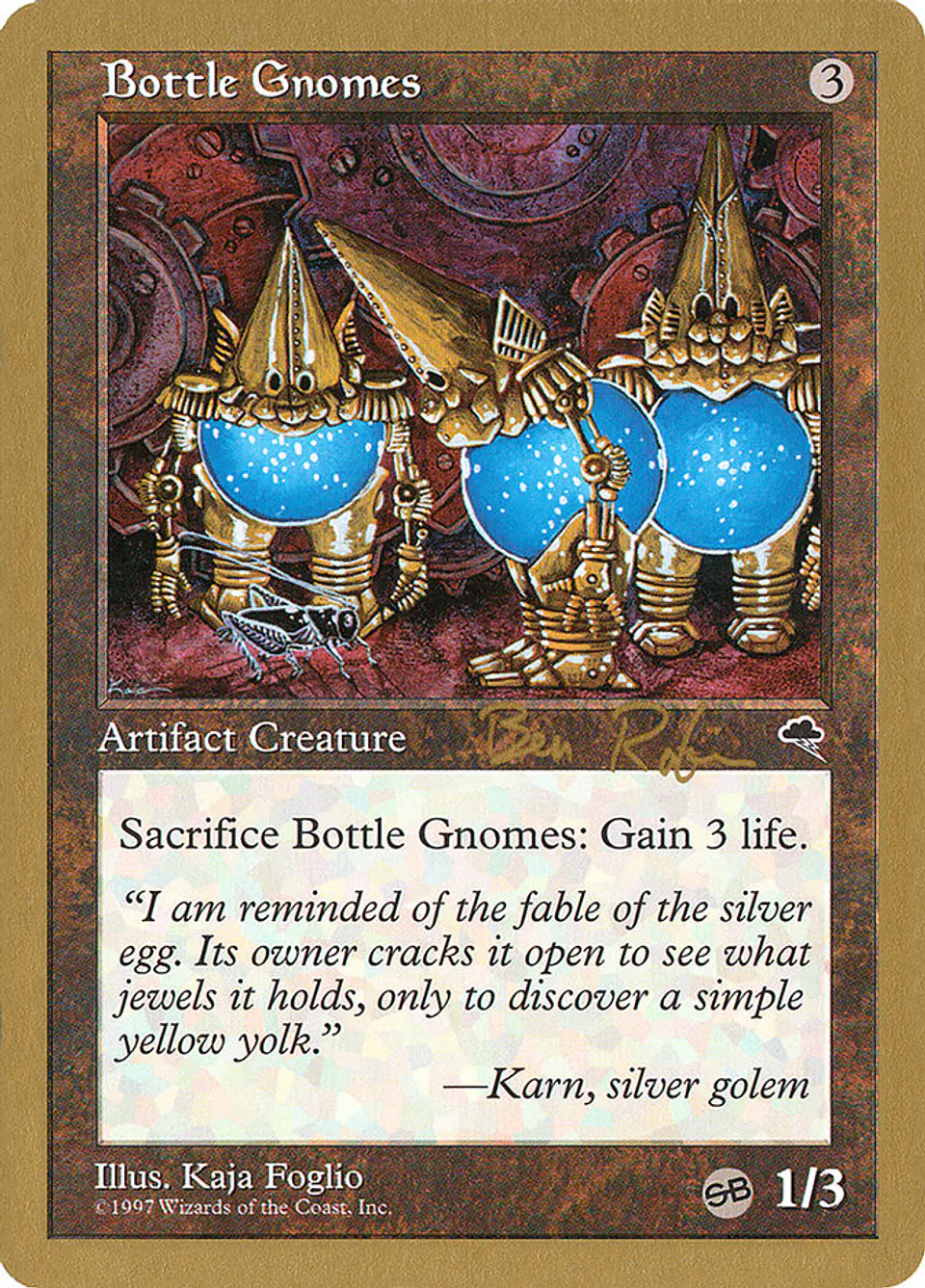 Bottle Gnomes (Retro Frame) 1