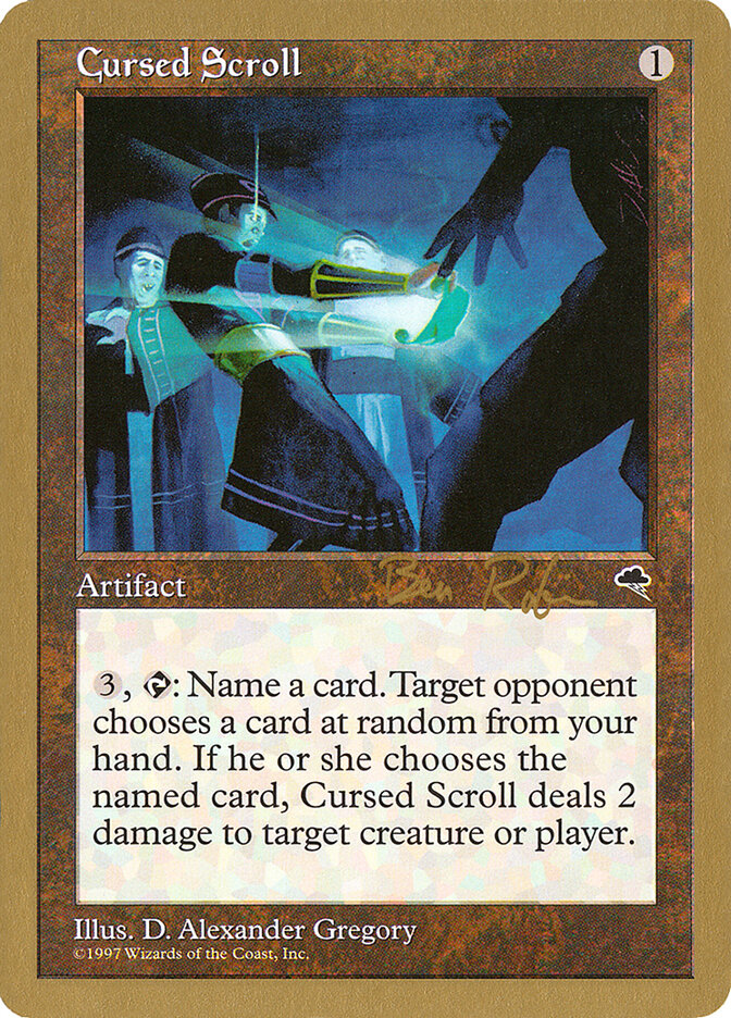 Cursed Scroll (Retro Frame)