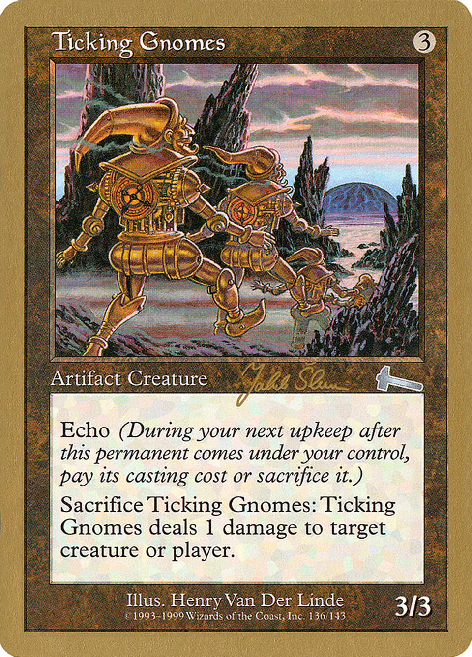 Ticking Gnomes (Retro Frame) 1