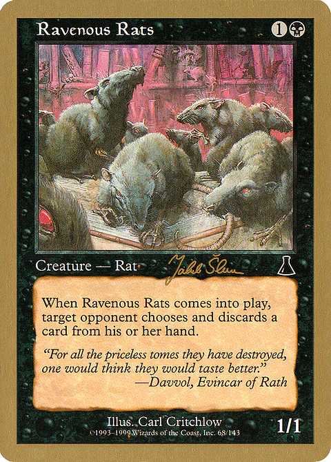 Ravenous Rats (Retro Frame)