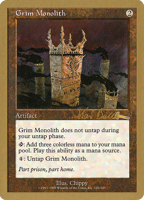 Grim Monolith (Retro Frame)