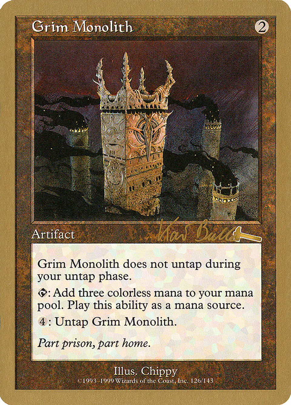 Grim Monolith (Retro Frame) 1