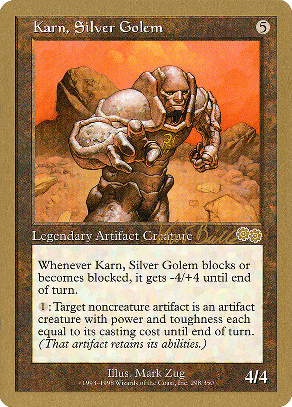 Karn, Silver Golem (Retro Frame) 1