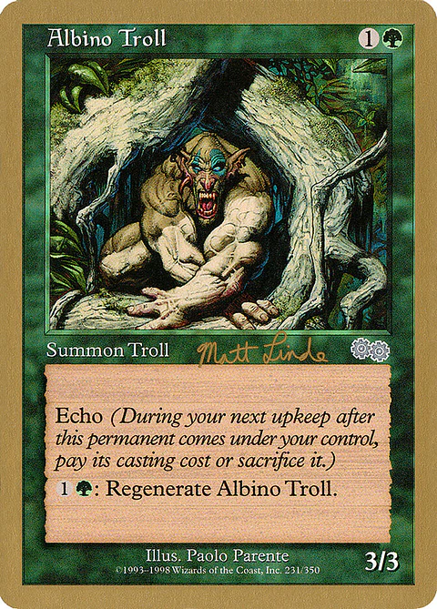 Albino Troll (Retro Frame)