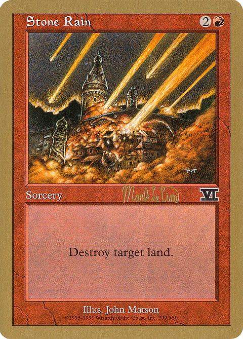 Stone Rain (Retro Frame)