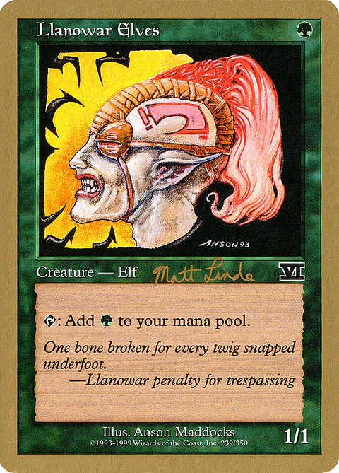 Llanowar Elves (Retro Frame)