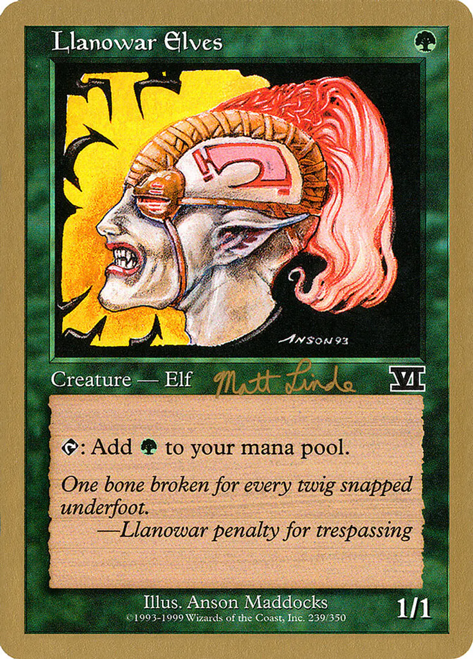 Llanowar Elves (Retro Frame) 1
