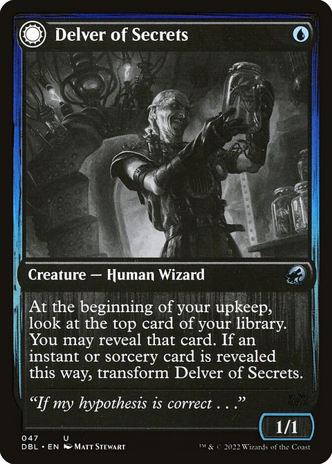 Delver of Secrets // Insectile Aberration