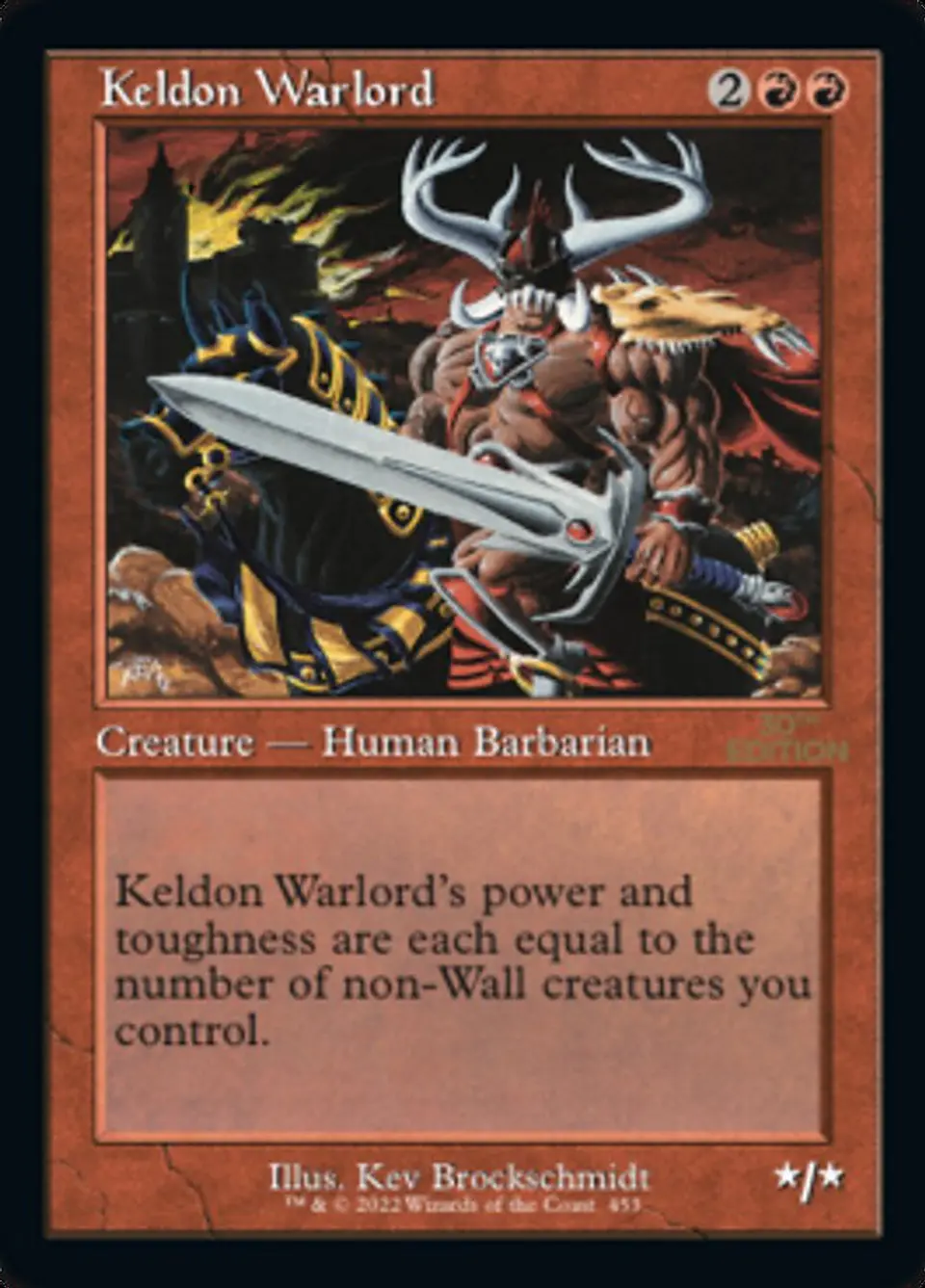 Keldon Warlord (Retro Frame) 1