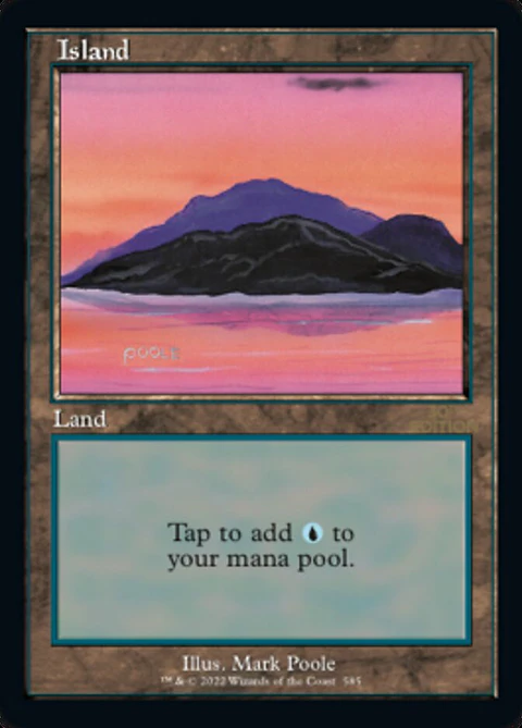 Island (Retro Frame)