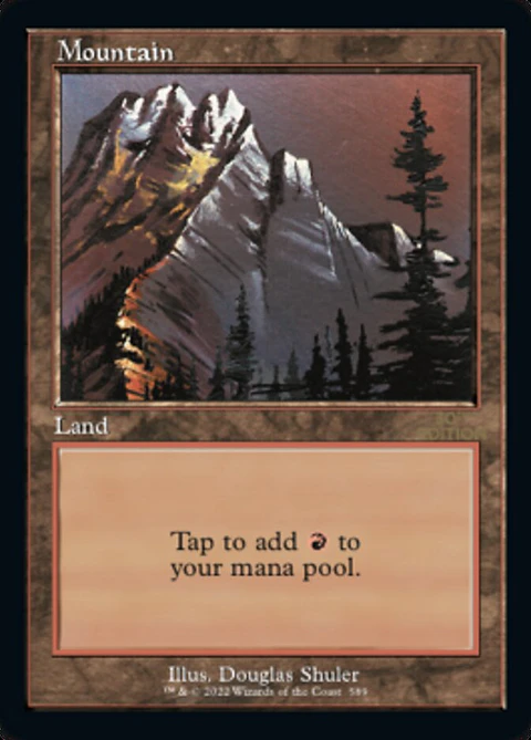 Mountain (Retro Frame)