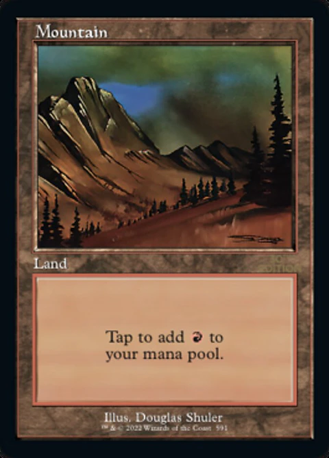 Mountain (Retro Frame)