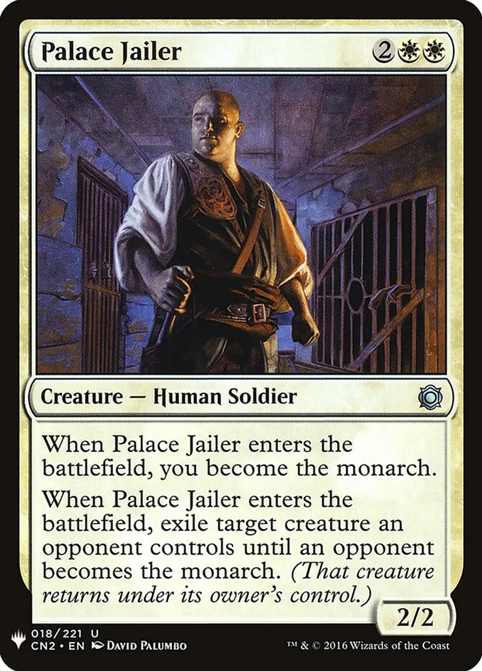 Palace Jailer (The List) 1