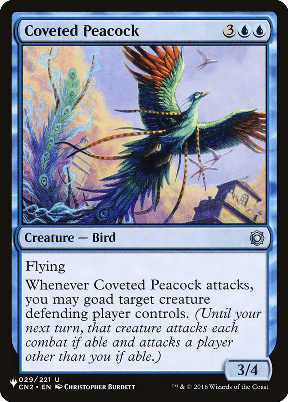 Coveted Peacock (The List) 1