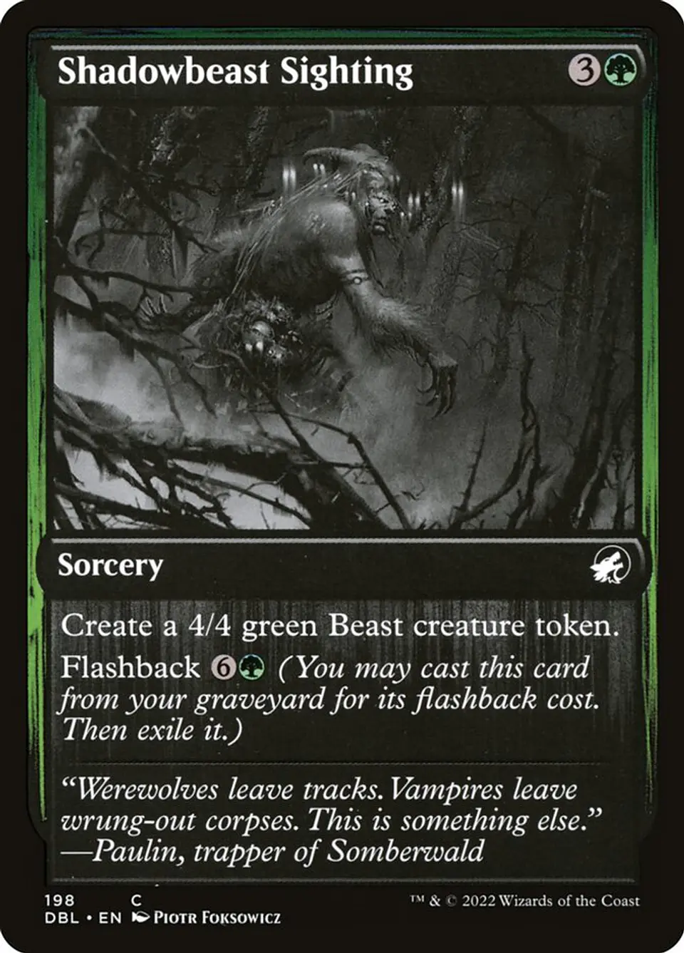 Shadowbeast Sighting 1
