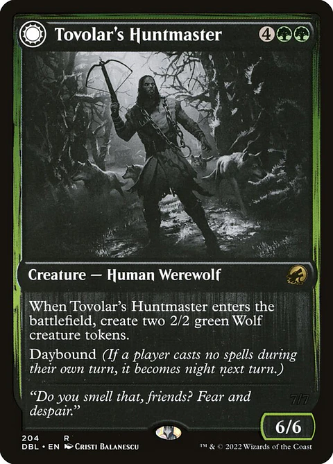 Tovolar's Huntmaster // Tovolar's Packleader