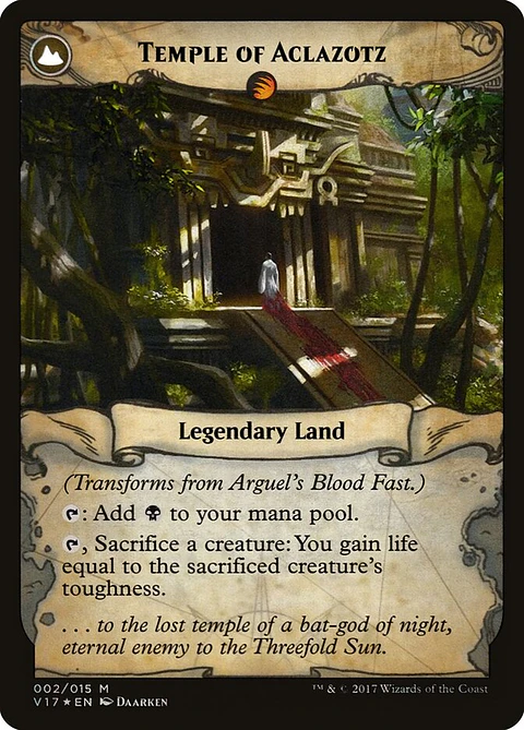 Arguel's Blood Fast // Temple of Aclazotz