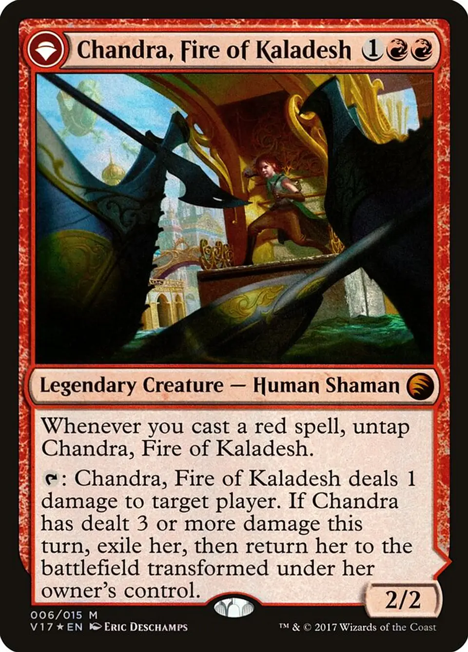 Chandra, Fire of Kaladesh // Chandra, Roaring Flame 1