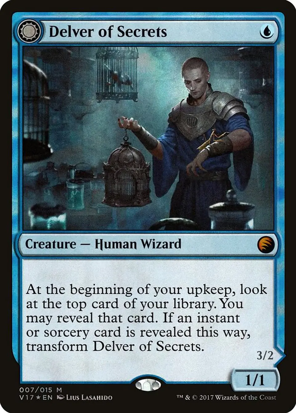 Delver of Secrets // Insectile Aberration 1