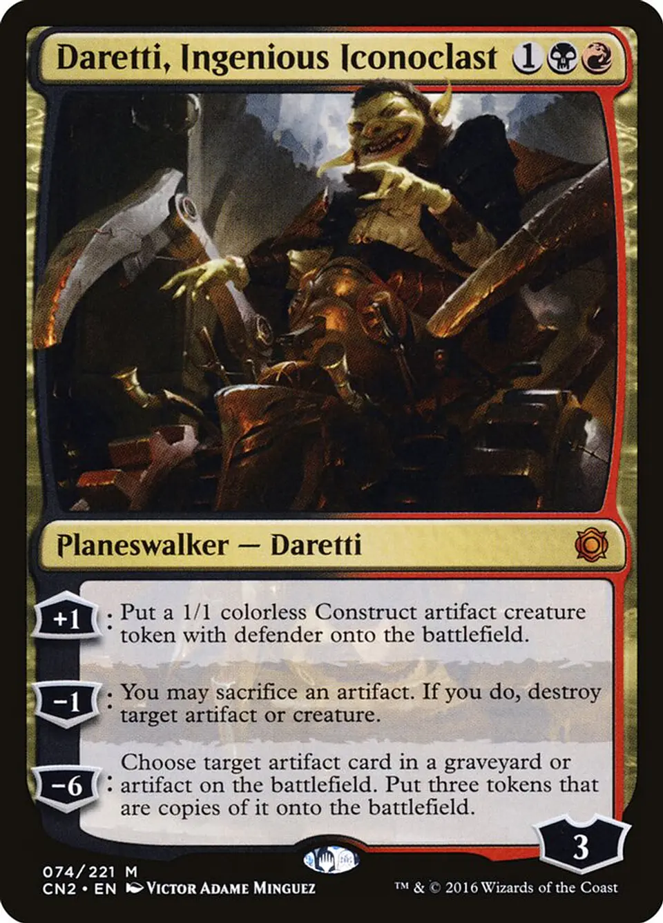 Daretti, Ingenious Iconoclast 1
