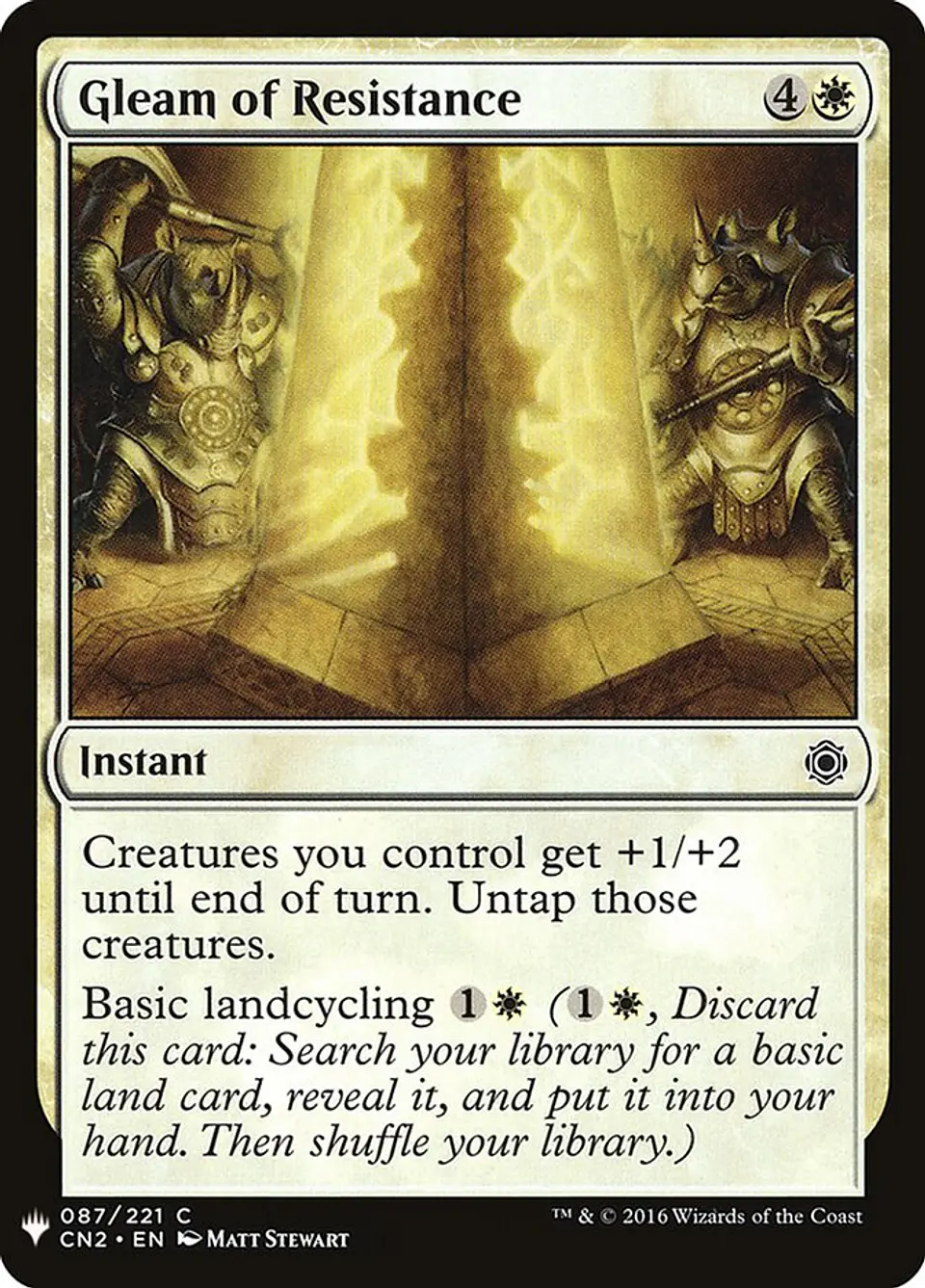 Gleam of Resistance (The List) 1