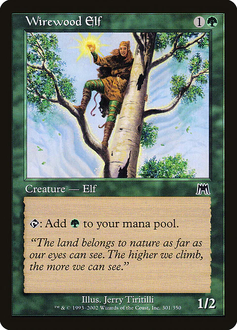 Wirewood Elf (Retro Frame)
