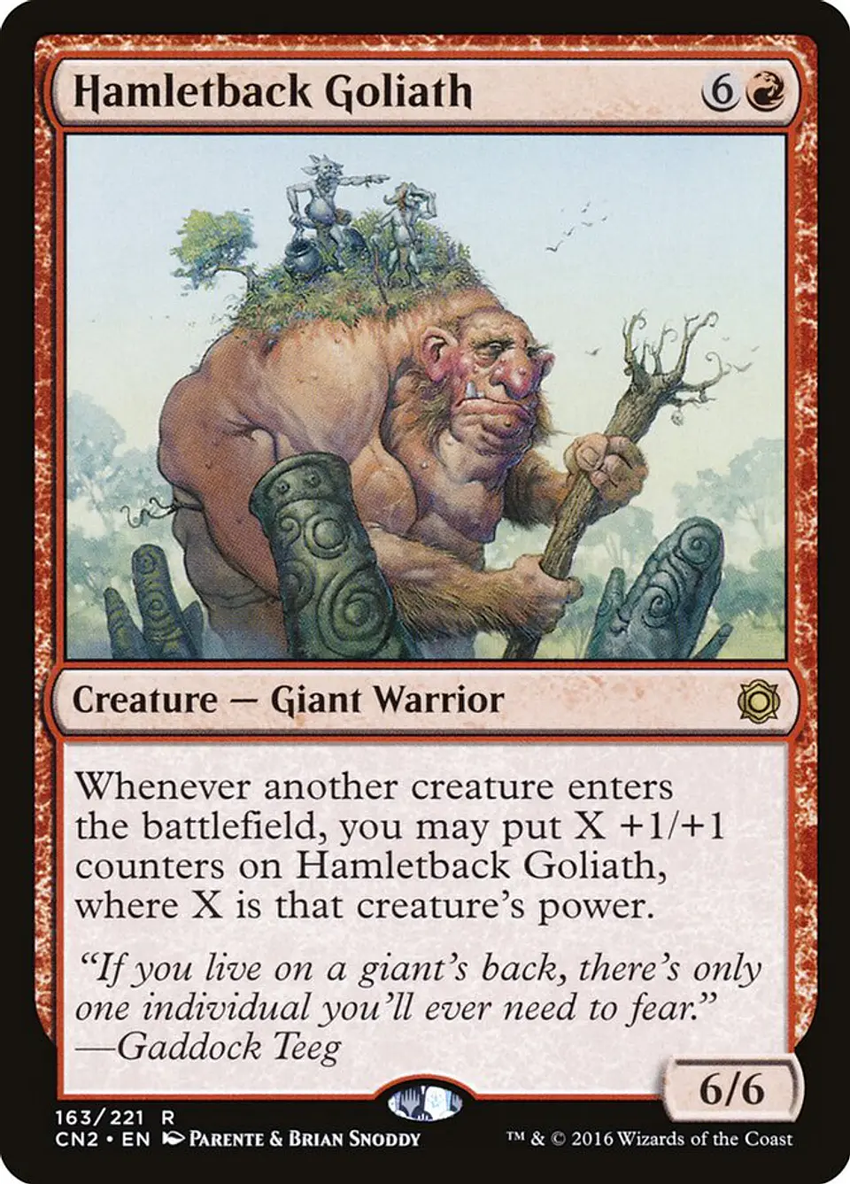 Hamletback Goliath 1