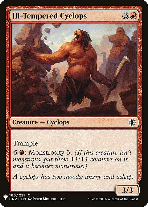 Ill-Tempered Cyclops (The List)
