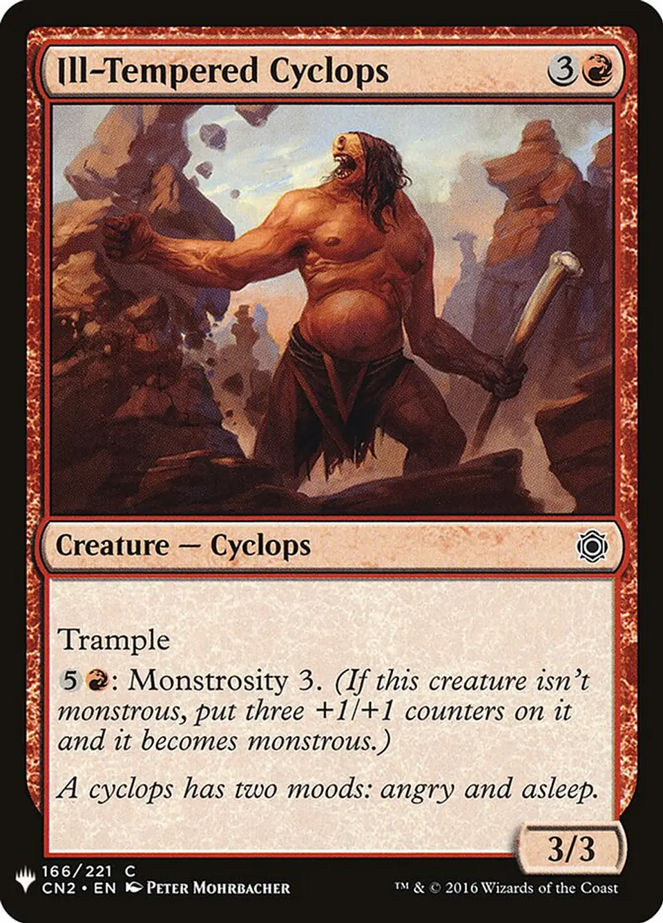 Ill-Tempered Cyclops (The List) 1