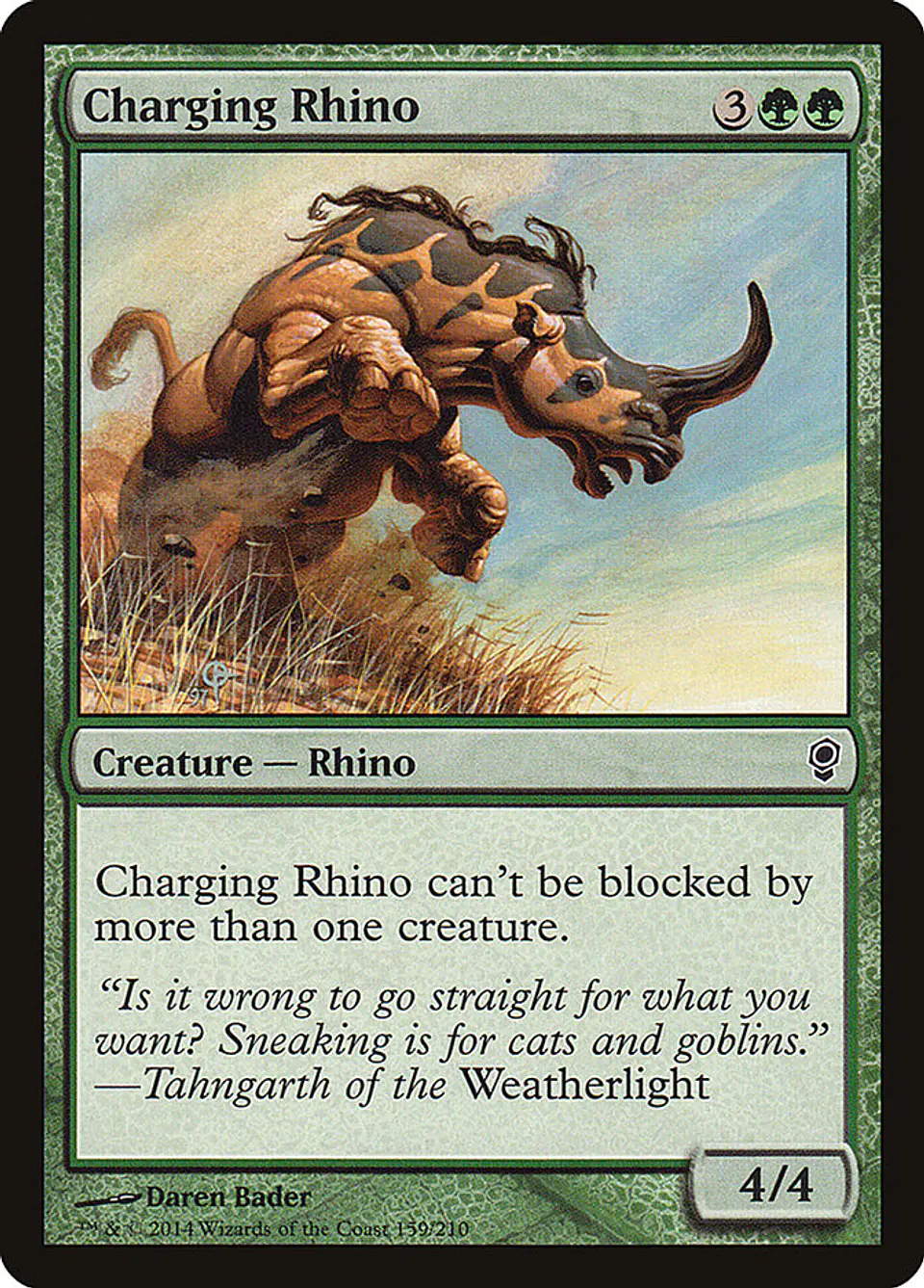 Charging Rhino 1