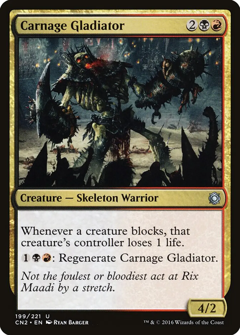 Carnage Gladiator 1