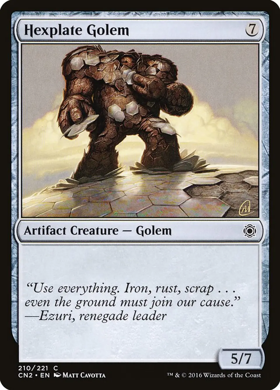 Hexplate Golem 1