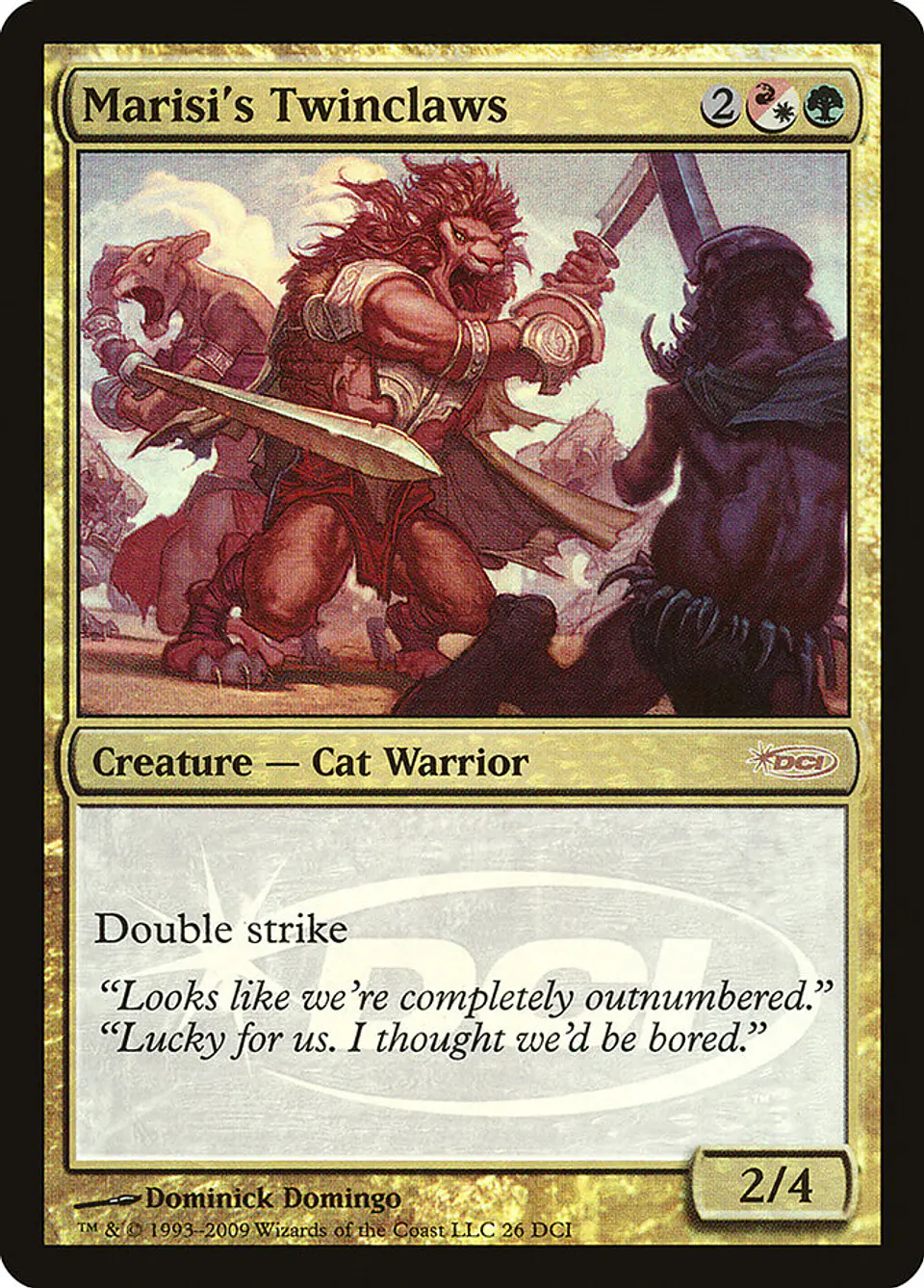 Marisi's Twinclaws 1