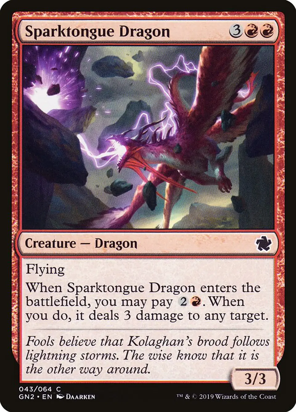 Sparktongue Dragon 1