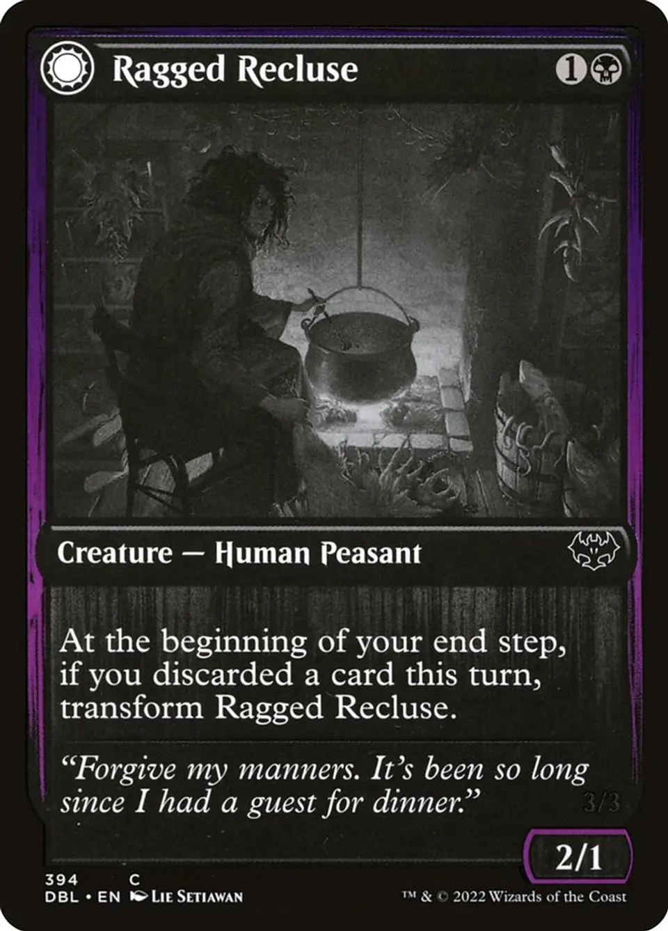 Ragged Recluse // Odious Witch 1