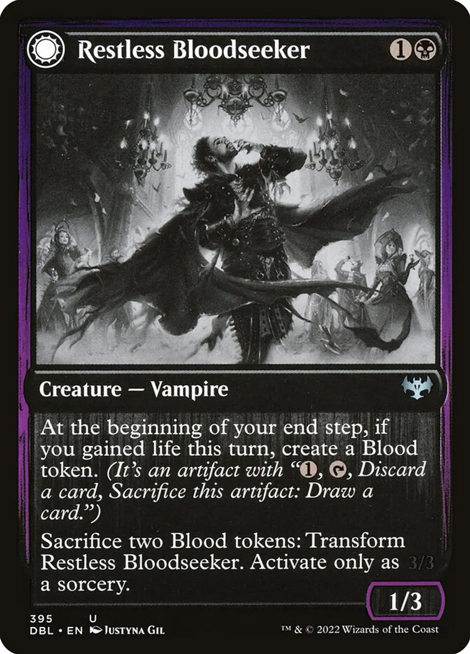 Restless Bloodseeker // Bloodsoaked Reveler 1