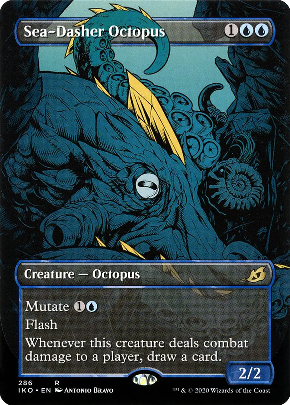 Sea-Dasher Octopus (Borderless) 1