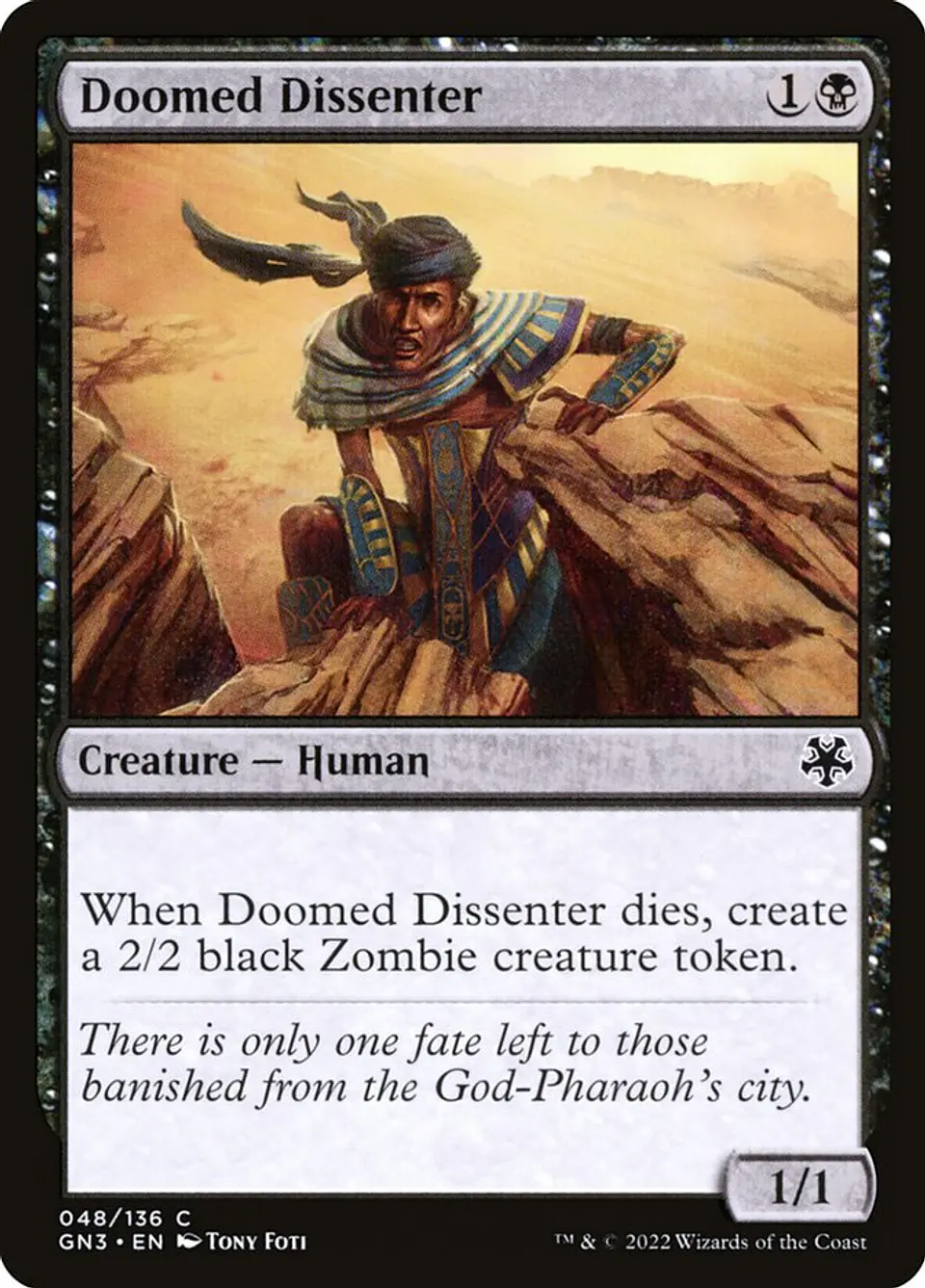 Doomed Dissenter 1