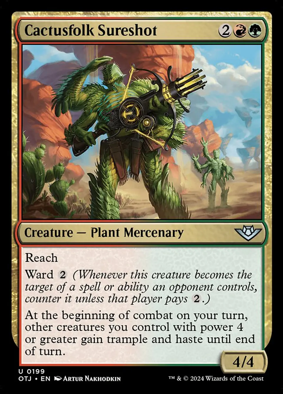 Cactusfolk Sureshot 1
