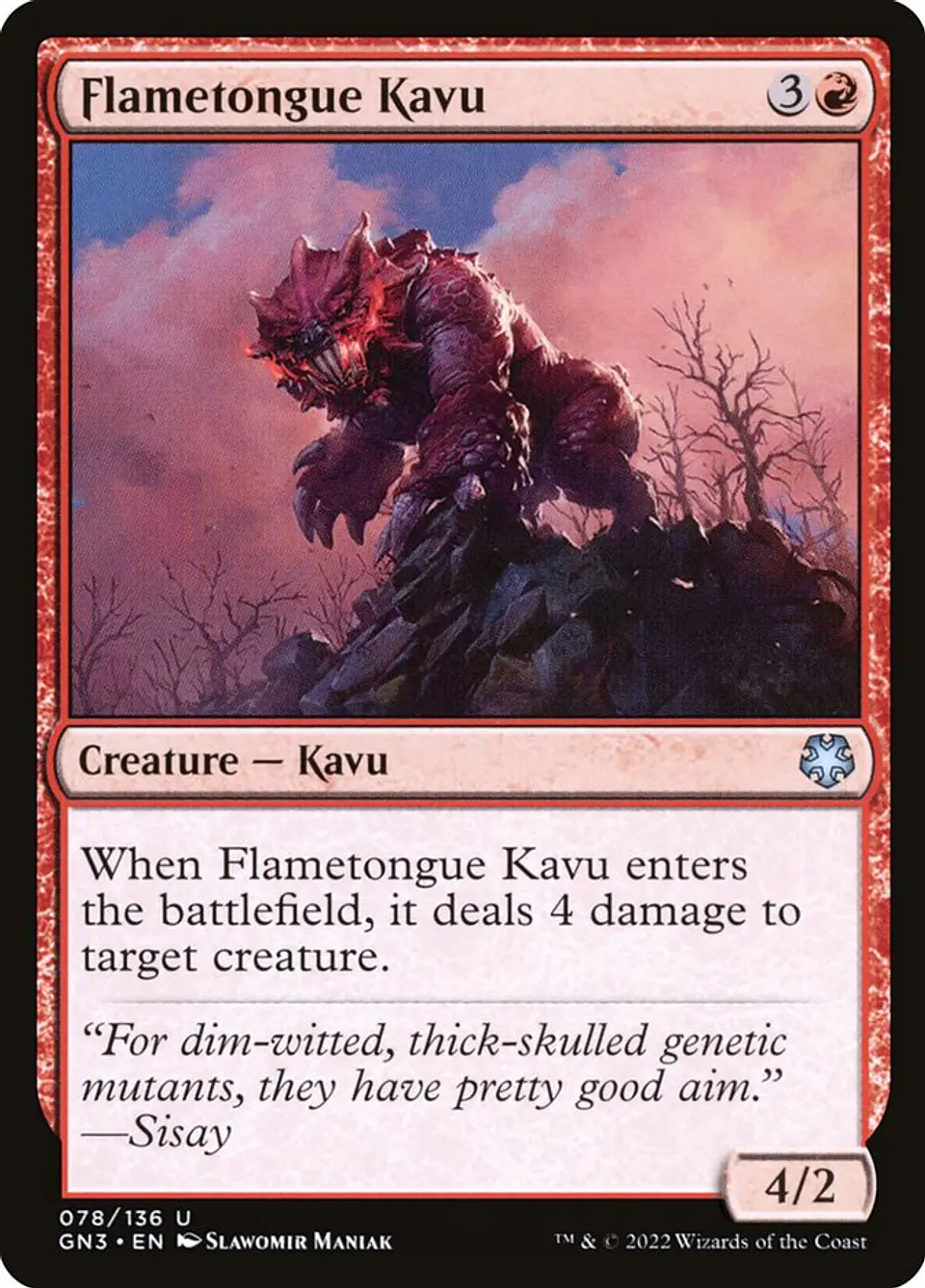 Flametongue Kavu 1