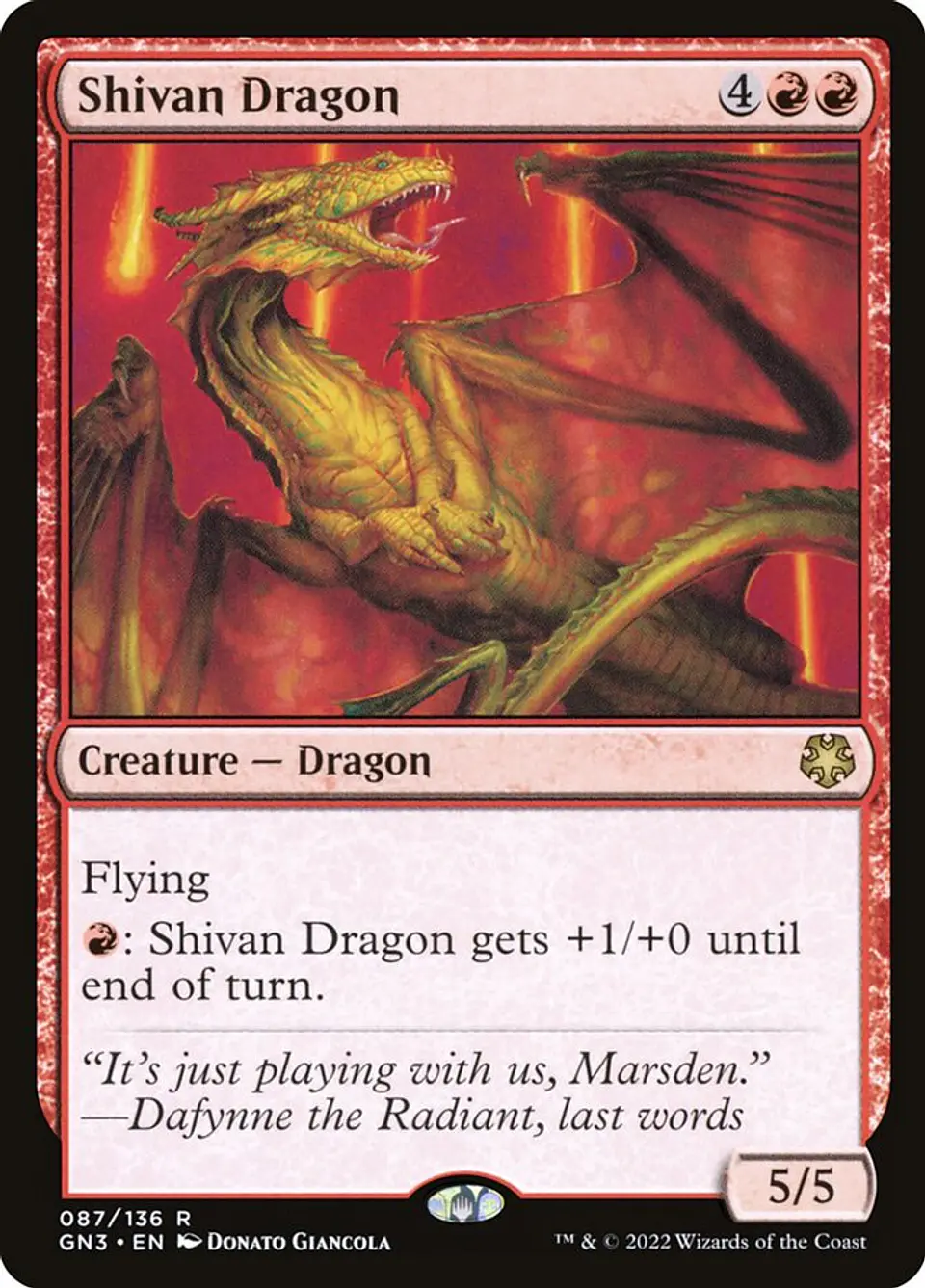Shivan Dragon 1