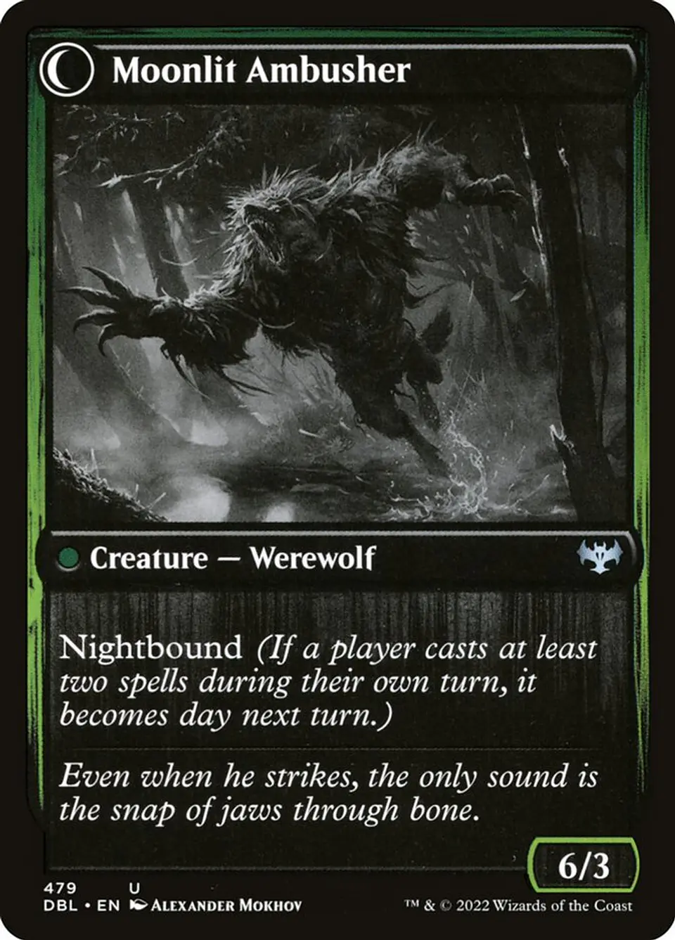 Oakshade Stalker // Moonlit Ambusher 2