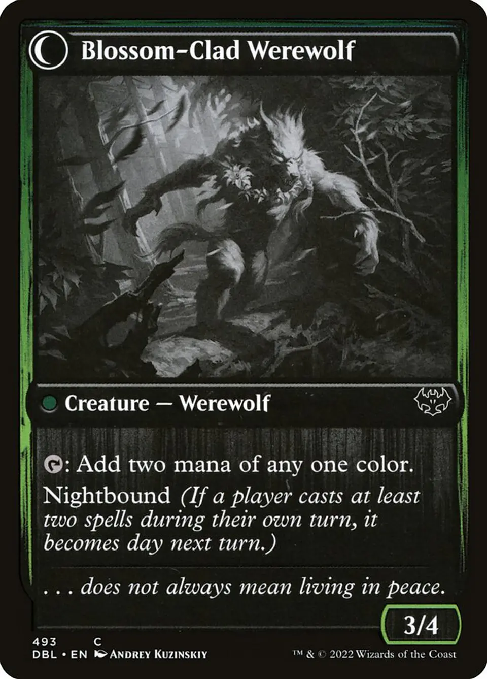 Weaver of Blossoms // Blossom-Clad Werewolf 2